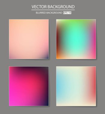 çok renkli arka plan bulanık kümesi.