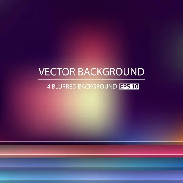 Multicolored blurred background set. — Stock Vector