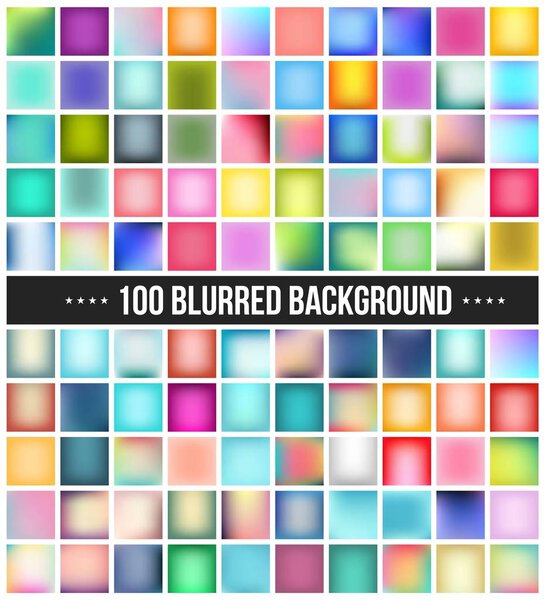 Abstract Creative concept background set