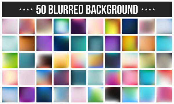 Abstract Creative concept background set