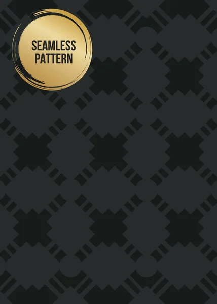 Абстрактний концепт векторний монохромний геометричний візерунок. Темно синій , — стоковий вектор
