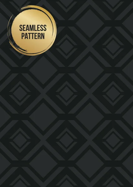 Абстрактная концепция векторного монохромного геометрического узора. Темно-синий , — стоковый вектор