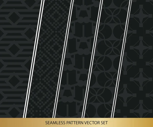 Abstraktes Konzept Vektor monochromes geometrisches Muster. dunkelblau, — Stockvektor