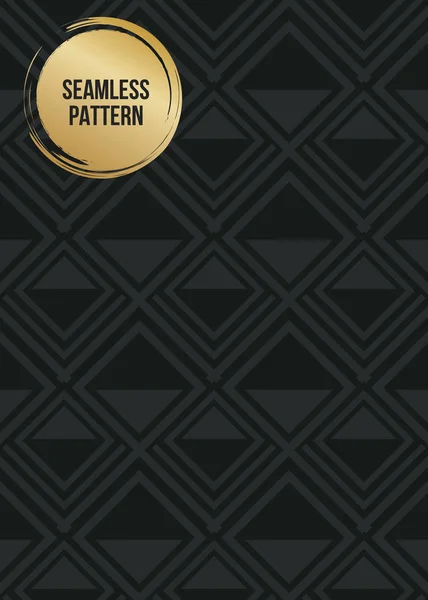 Абстрактний концепт векторний монохромний геометричний візерунок. Темно синій , — стоковий вектор