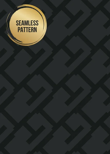 Абстрактная концепция векторного монохромного геометрического узора. Темно-синий , — стоковый вектор