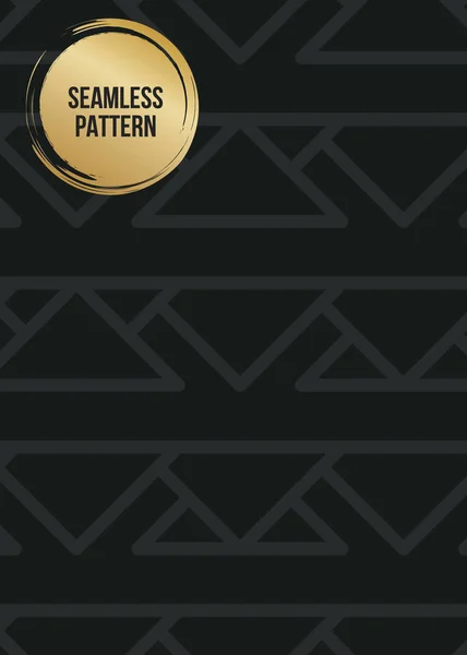 Абстрактная концепция векторного монохромного геометрического узора. Темно-синий , — стоковый вектор