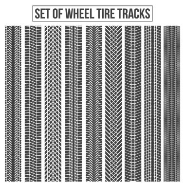 Tekerlek lastiği yaratıcı vektör çizim izler. Sarma izleme sanat tasarım. Soyut kavram grafik mürekkep öğesi. Siluet desen