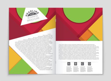 Soyut vektör düzen arka plan set. Sanat kalıp çizmek için, 