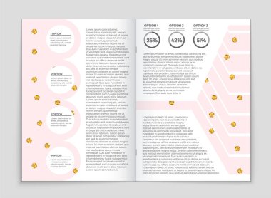 Soyut vektör düzen arka plan set. Sanat kalıp çizmek için, 