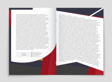 Soyut vektör düzen arka plan set. Sanat kalıp çizmek için, 