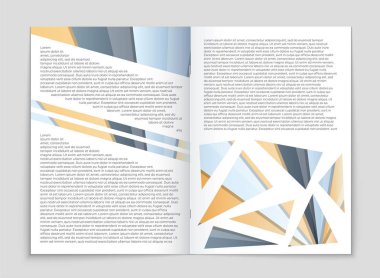 Soyut vektör düzen arka plan set. Sanat kalıp çizmek için, 