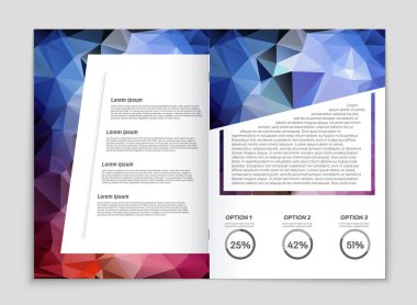 Soyut vektör düzen arka plan set. Sanat kalıp çizmek için, 