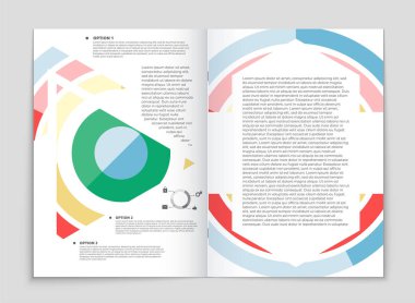 Sanat şablon tasarım kümesi