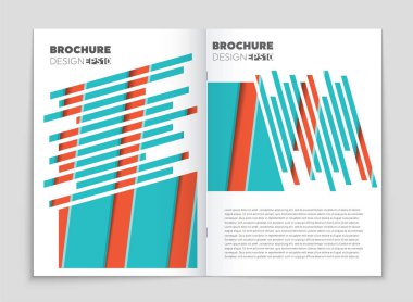 Soyut vektör düzen arka plan set. Sanat kalıp çizmek için, 