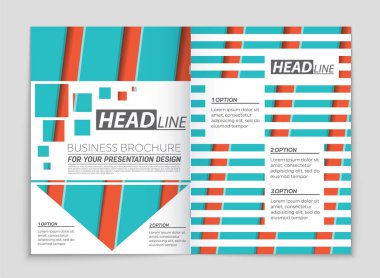 Soyut vektör düzen arka plan set. Sanat kalıp çizmek için, 