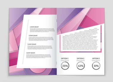 Soyut vektör düzen arka plan set. Sanat kalıp çizmek için, 