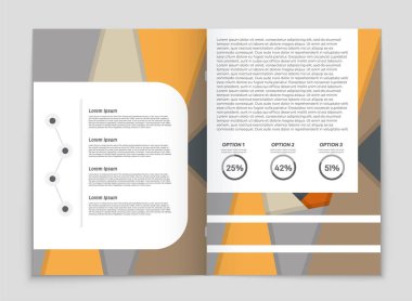 Soyut vektör düzen arka plan set. Sanat kalıp çizmek için, 