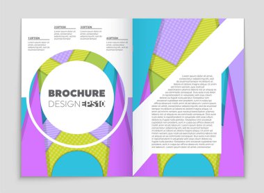 Soyut vektör düzen arka plan set. Sanat kalıp çizmek için, 