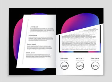 Soyut vektör düzen arka plan set. Sanat kalıp çizmek için, 