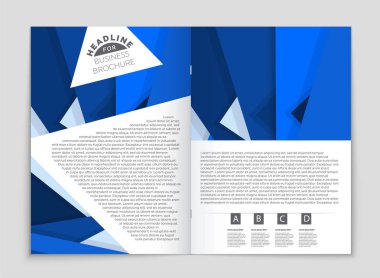 Soyut vektör düzen arka plan set. Sanat kalıp çizmek için, 