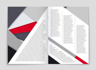 Soyut vektör düzen arka plan set. Sanat kalıp çizmek için, 