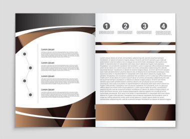 Soyut vektör düzen arka plan set. Sanat kalıp çizmek için, 