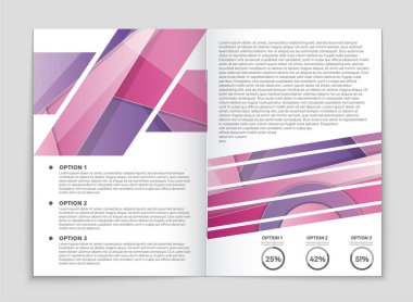 Soyut vektör düzen arka plan set. Sanat kalıp çizmek için, 