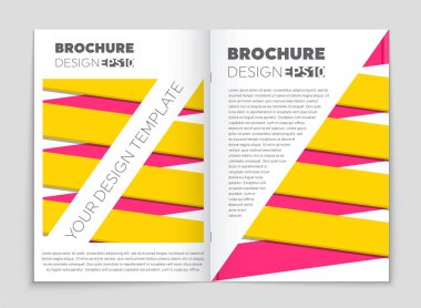 Soyut vektör düzen arka plan set. Sanat kalıp çizmek için, 