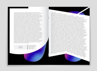 Soyut vektör düzen arka plan set. Sanat kalıp çizmek için, 