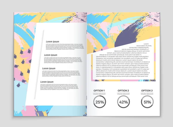 Conjunto de fundo de layout vetorial abstrato. Para design de modelo de arte , —  Vetores de Stock