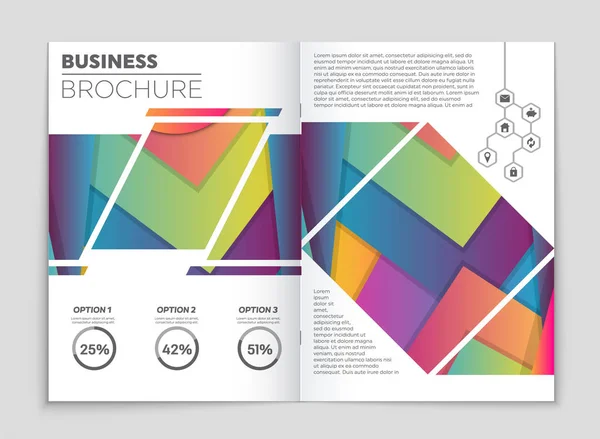 Hintergrundset für abstrakte Vektorlayouts. für Art Template Design, — Stockvektor