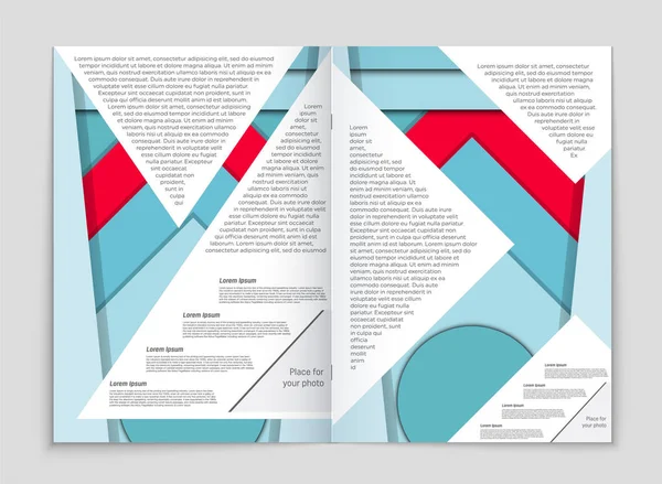 Conjunto de fundo de layout abstrato . —  Vetores de Stock