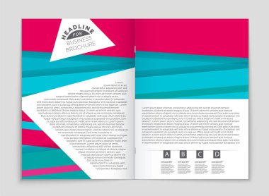 Soyut vektör düzen arka plan set. Sanat kalıp çizmek için, 