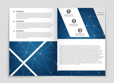 Soyut vektör düzen arka plan set. Sanat kalıp çizmek için, 