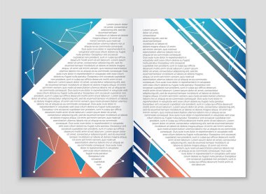 Soyut vektör düzen arka plan set. Sanat kalıp çizmek için, 