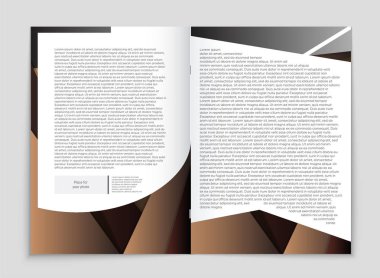 Soyut vektör düzen arka plan set. Sanat kalıp çizmek için, 