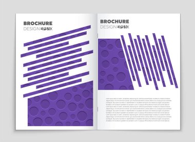 Soyut vektör düzen arka plan set. Sanat kalıp çizmek için, 