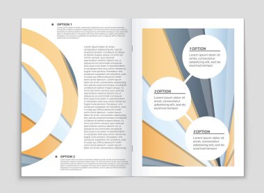 Soyut vektör düzen arka plan set. Sanat kalıp çizmek için, 