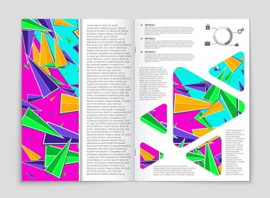 Sanat şablon tasarım kümesi