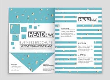 Soyut vektör düzen arka plan set. Sanat kalıp çizmek için, 