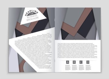 Soyut vektör düzen arka plan set. Sanat kalıp çizmek için, 