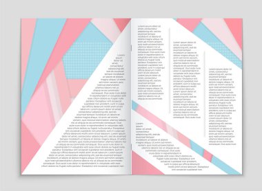 Soyut vektör düzen arka plan set. Sanat kalıp çizmek için, 