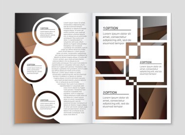 Soyut vektör düzen arka plan set. Sanat kalıp çizmek için, 