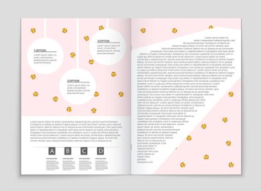 Soyut vektör düzen arka plan set. Sanat kalıp çizmek için, 