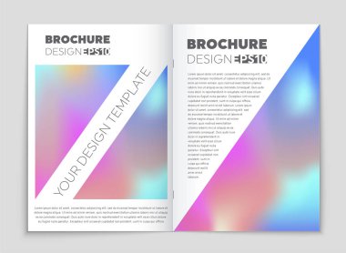 Soyut vektör düzen arka plan set. Sanat kalıp çizmek için, 