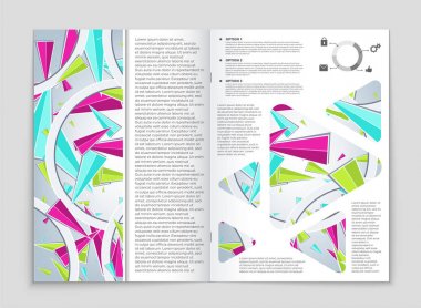 Sanat şablon tasarım kümesi