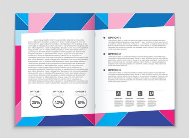 Soyut vektör düzen arka plan set. Sanat kalıp çizmek için, 