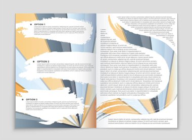 Soyut vektör düzen arka plan set. Sanat kalıp çizmek için, 