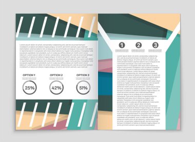 Soyut vektör düzen arka plan set. Sanat kalıp çizmek için, 