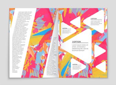 Sanat şablon tasarım kümesi